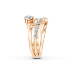 Load image into Gallery viewer, Baela Pear Solitaire Diamond Womens Ring
