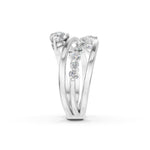 Load image into Gallery viewer, Baela Pear Solitaire Diamond Womens Ring
