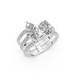 Load image into Gallery viewer, Asera Marquise Solitaire Diamond 3 Womens Ring
