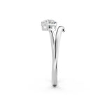 Load image into Gallery viewer, Avani Pear Solitaire Diamond Gap Womens Ring
