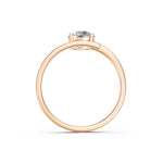 Load image into Gallery viewer, Ayana Round Solitaire Diamond Gap Womens Ring
