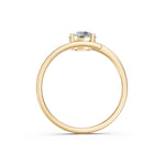 Load image into Gallery viewer, Ayana Round Solitaire Diamond Gap Womens Ring
