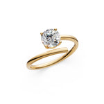 Load image into Gallery viewer, Ayana Round Solitaire Diamond Gap Womens Ring
