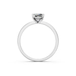 Load image into Gallery viewer, Faria Emerald Solitaire Diamond Womens Ring

