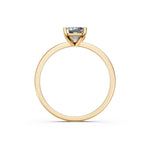 Load image into Gallery viewer, Faria Emerald Solitaire Diamond Womens Ring
