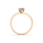 Load image into Gallery viewer, Faiza Oval Solitaire Diamond Womens Ring
