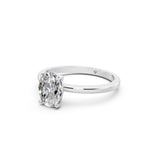 Load image into Gallery viewer, Faiza Oval Solitaire Diamond Womens Ring
