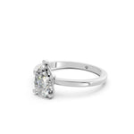 Load image into Gallery viewer, Evira Pear Solitaire Diamond Womens Ring
