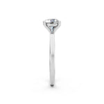 Load image into Gallery viewer, Evara Round Solitaire Diamond Womens Ring
