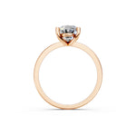 Load image into Gallery viewer, Esha Oval Solitaire Diamond Womens Ring
