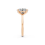Load image into Gallery viewer, Esha Oval Solitaire Diamond Womens Ring
