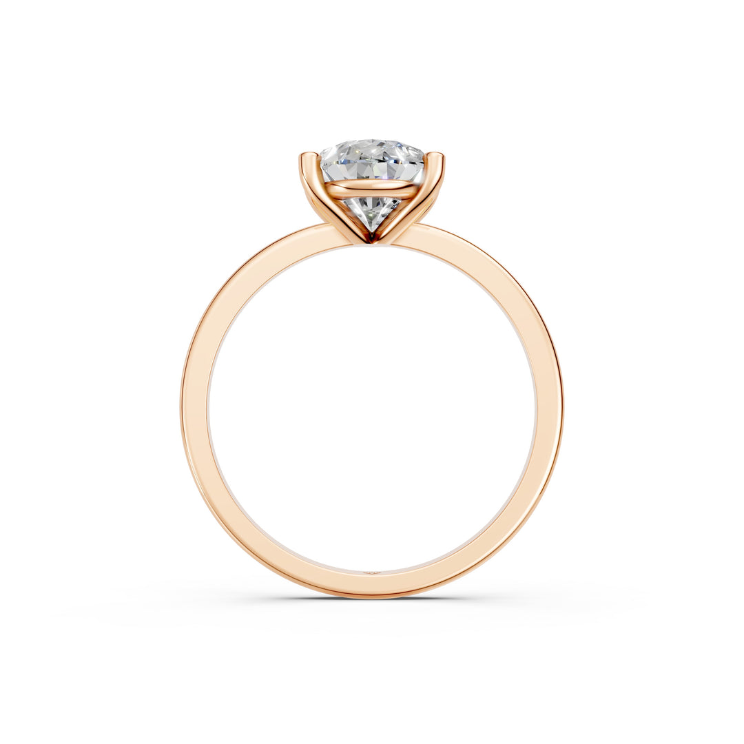 Erina Pear Solitaire Diamond Womens Ring