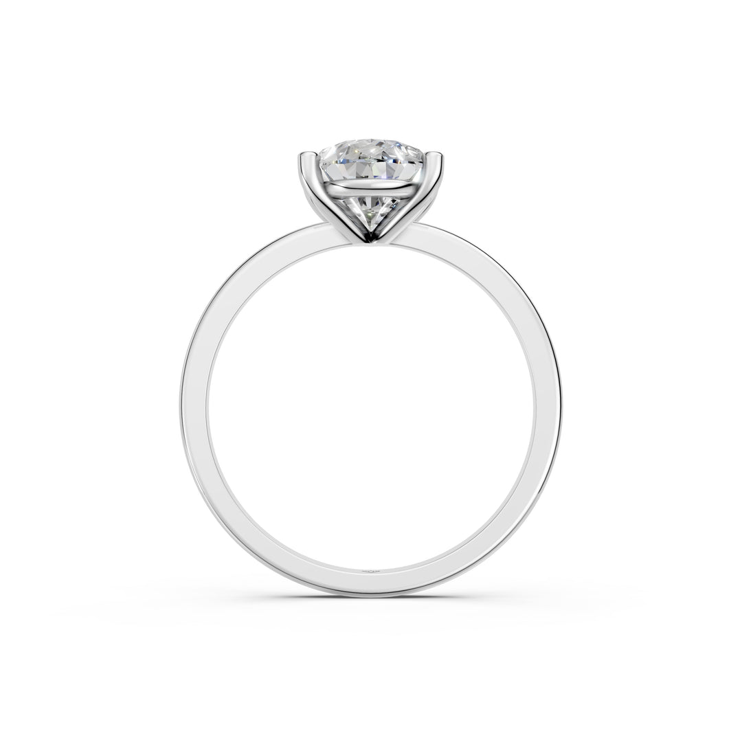 Erina Pear Solitaire Diamond Womens Ring