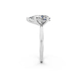 Load image into Gallery viewer, Erina Pear Solitaire Diamond Womens Ring

