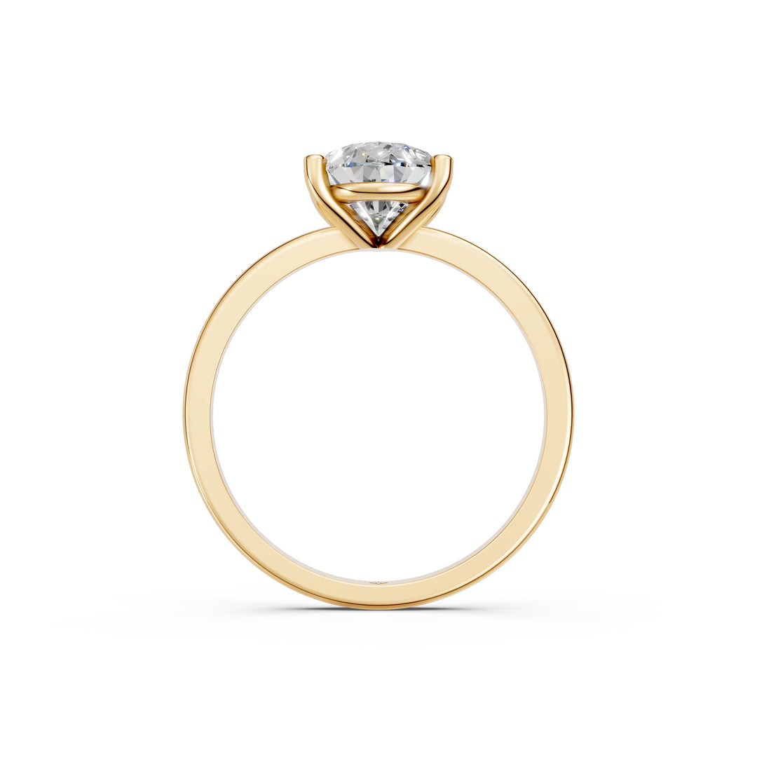 Erina Pear Solitaire Diamond Womens Ring