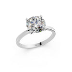 Load image into Gallery viewer, Eraza Round Solitaire Diamond Womens Ring
