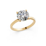 Load image into Gallery viewer, Eraza Round Solitaire Diamond Womens Ring
