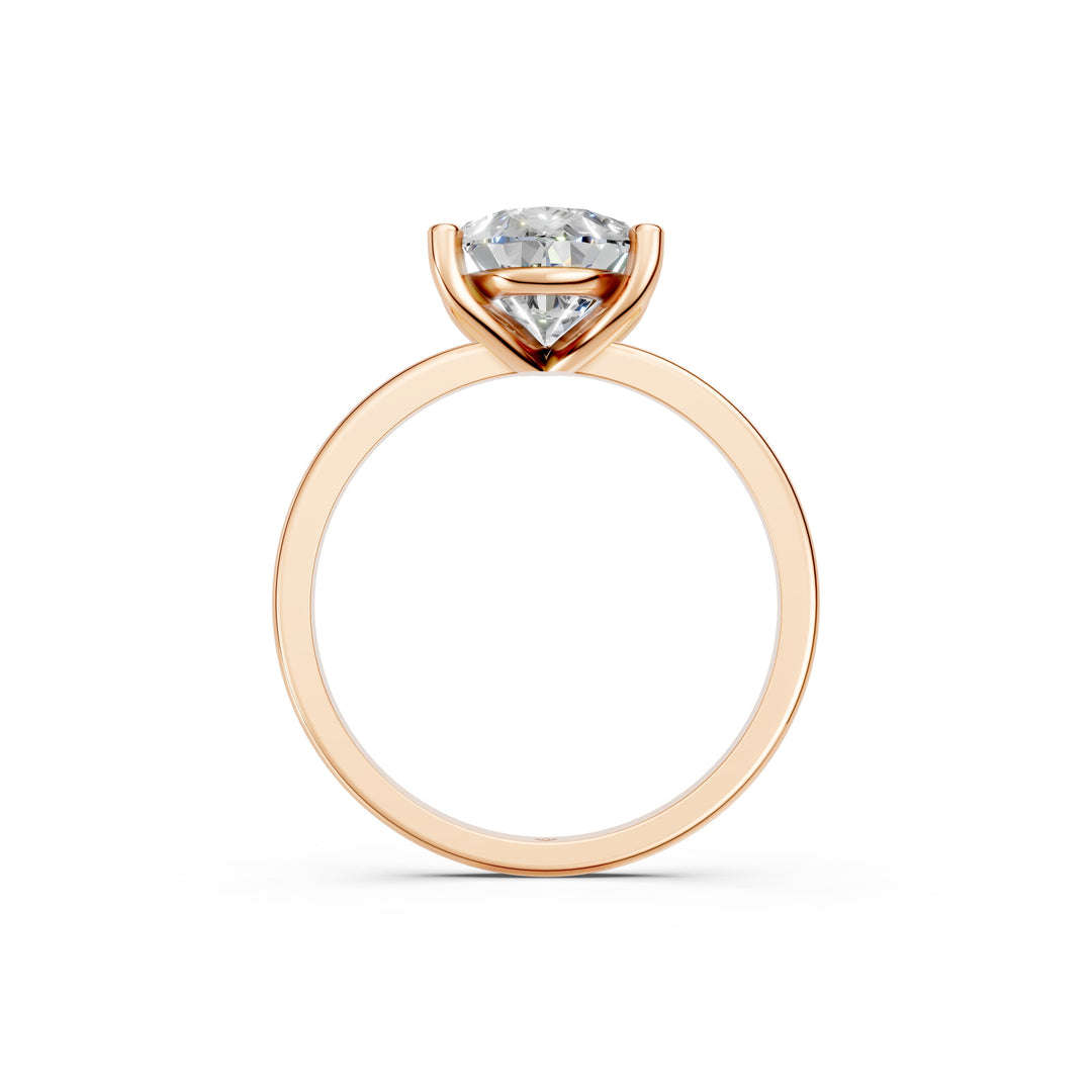 Emira Pear Solitaire Diamond Womens Ring