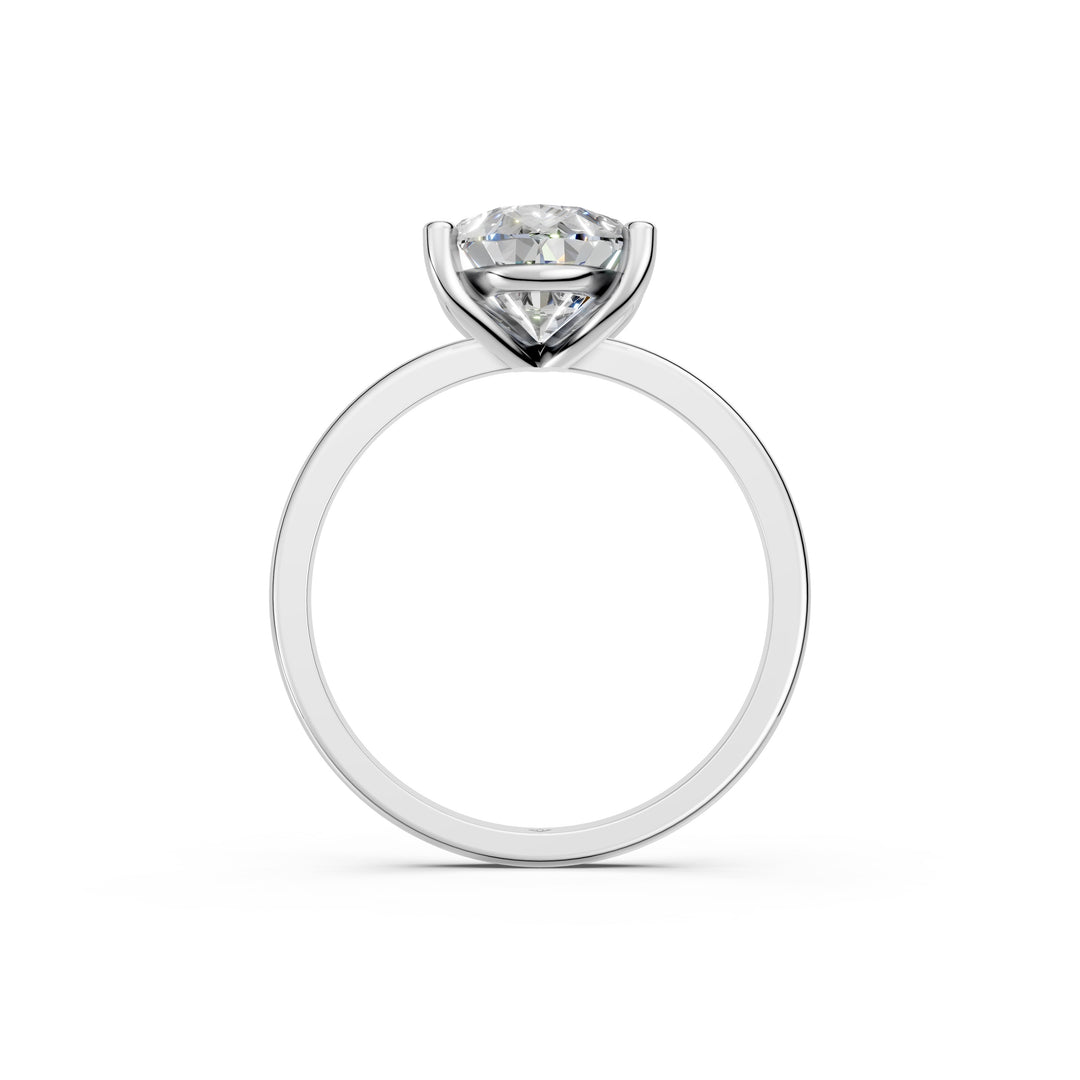 Emira Pear Solitaire Diamond Womens Ring