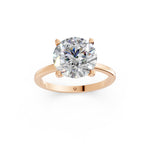 Load image into Gallery viewer, Emara Round Solitaire Diamond Womens Ring
