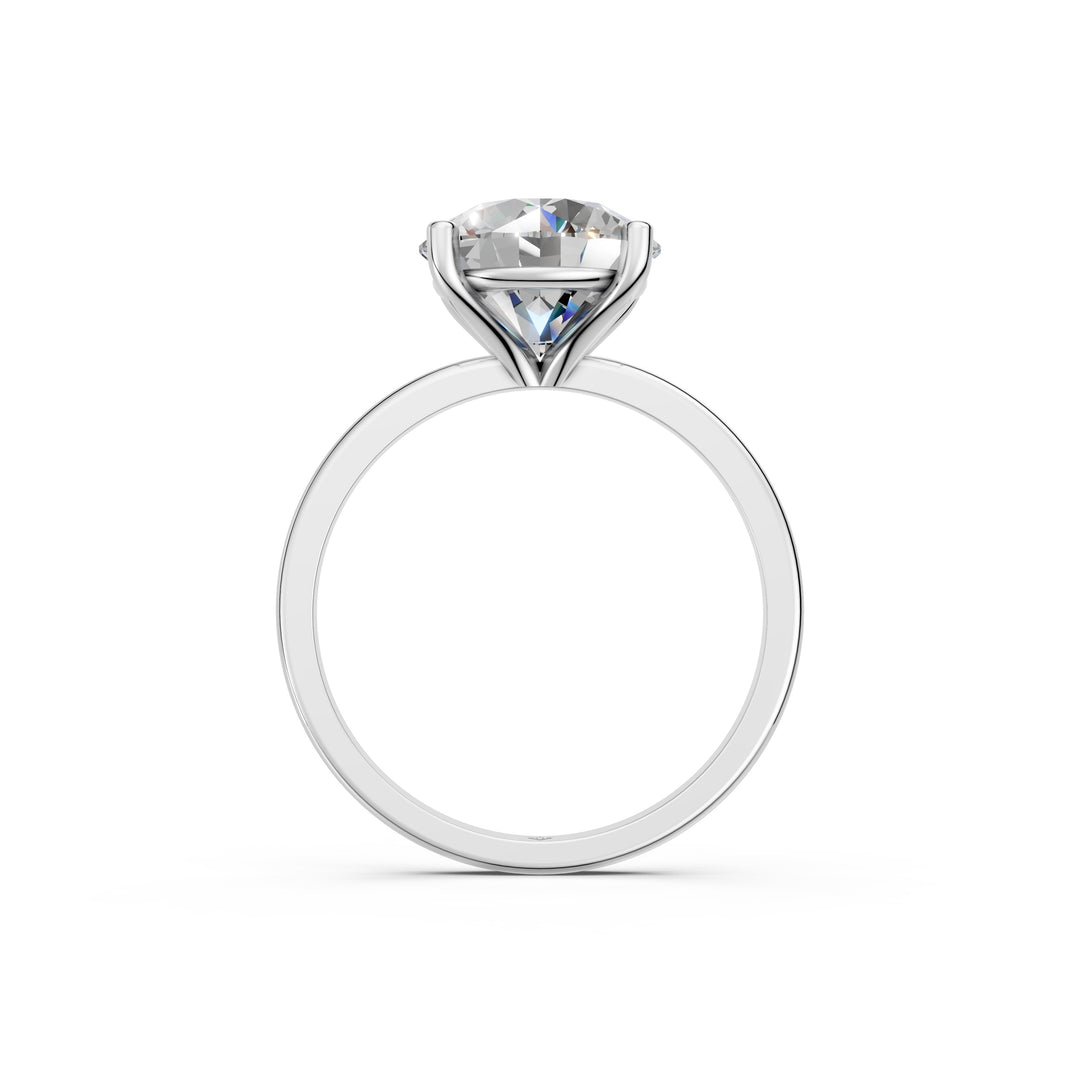 Emara Round Solitaire Diamond Womens Ring