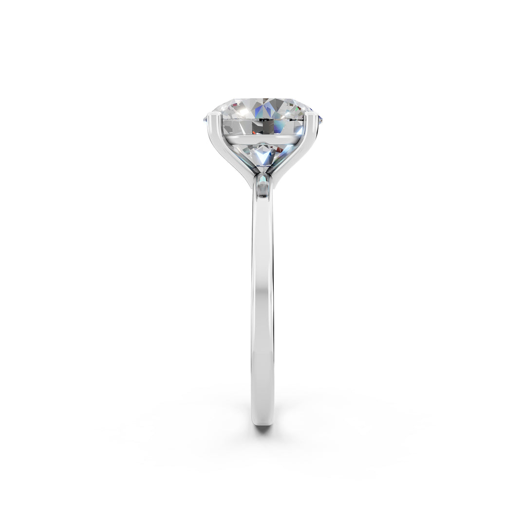 Emara Round Solitaire Diamond Womens Ring