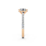Load image into Gallery viewer, Elora Oval Solitaire Diamond Womens Ring
