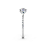 Load image into Gallery viewer, Elina Round Solitaire Diamond Womens Ring
