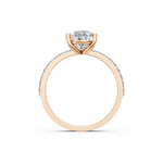 Load image into Gallery viewer, Dulara Pear Solitaire Diamond Womens Ring

