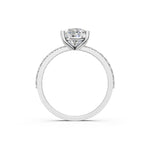 Load image into Gallery viewer, Dulara Pear Solitaire Diamond Womens Ring
