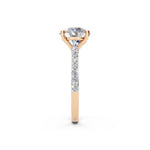 Load image into Gallery viewer, Drisa Round Solitaire Diamond Womens Ring
