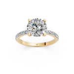 Load image into Gallery viewer, Drisa Round Solitaire Diamond Womens Ring
