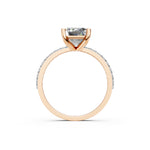 Load image into Gallery viewer, Dreya Emerald Solitaire Diamond Womens Ring
