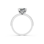 Load image into Gallery viewer, Dreya Emerald Solitaire Diamond Womens Ring
