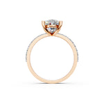 Load image into Gallery viewer, Divia Oval Solitaire Diamond Womens Ring
