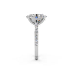 Load image into Gallery viewer, Divia Oval Solitaire Diamond Womens Ring
