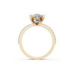 Load image into Gallery viewer, Divia Oval Solitaire Diamond Womens Ring
