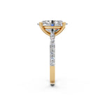 Load image into Gallery viewer, Divia Oval Solitaire Diamond Womens Ring
