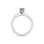 Load image into Gallery viewer, Malya Emerald Solitaire Diamond Womens Ring
