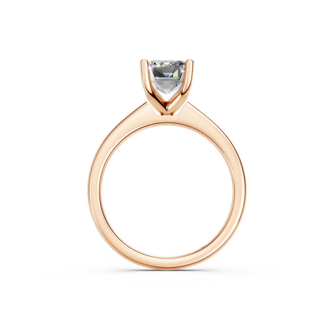 Maira Emerald Solitaire Diamond Womens Ring