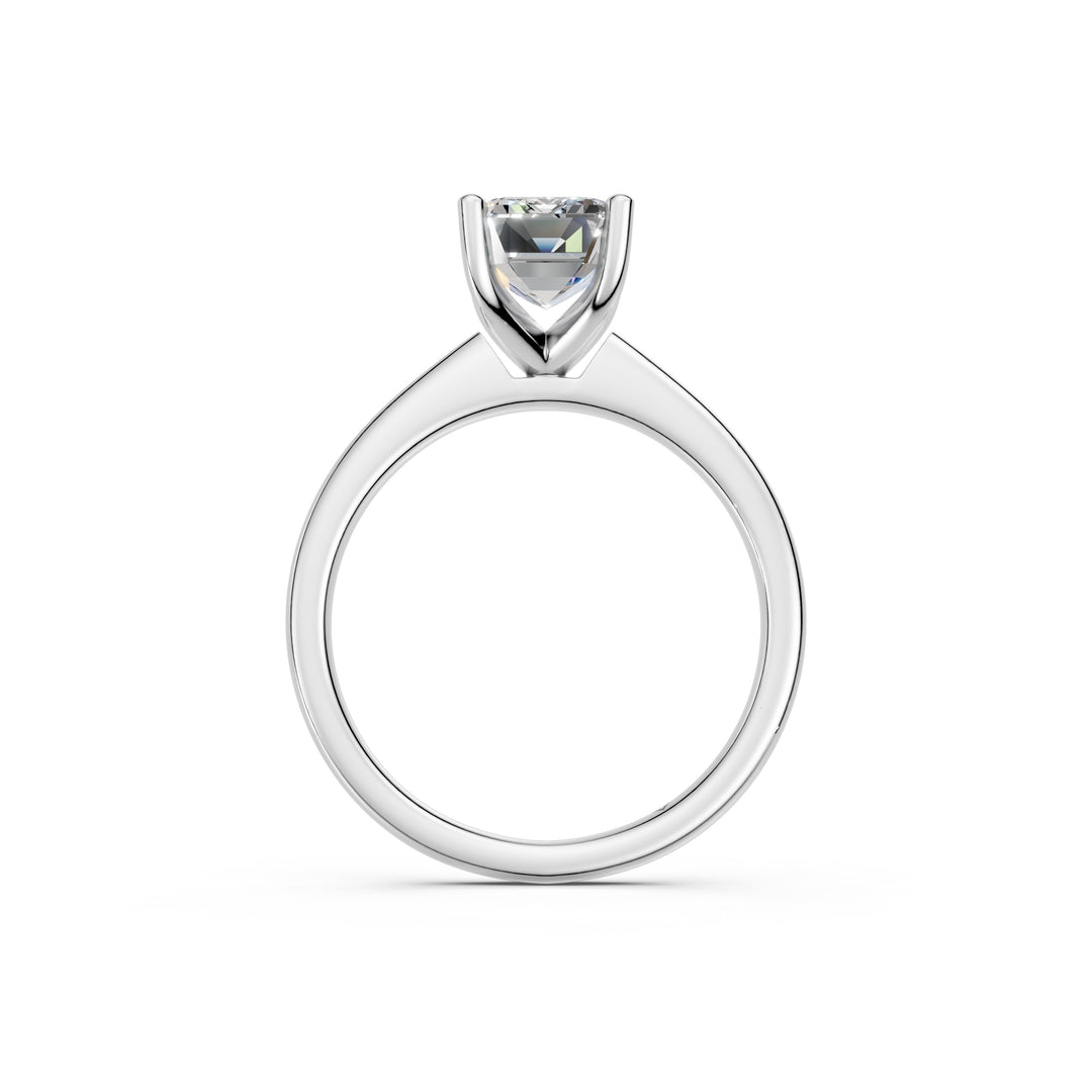 Maira Emerald Solitaire Diamond Womens Ring