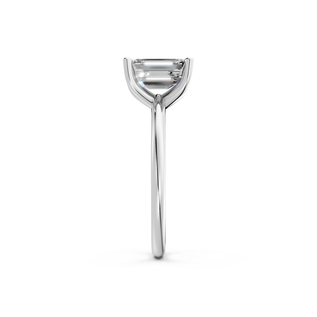 Maira Emerald Solitaire Diamond Womens Ring
