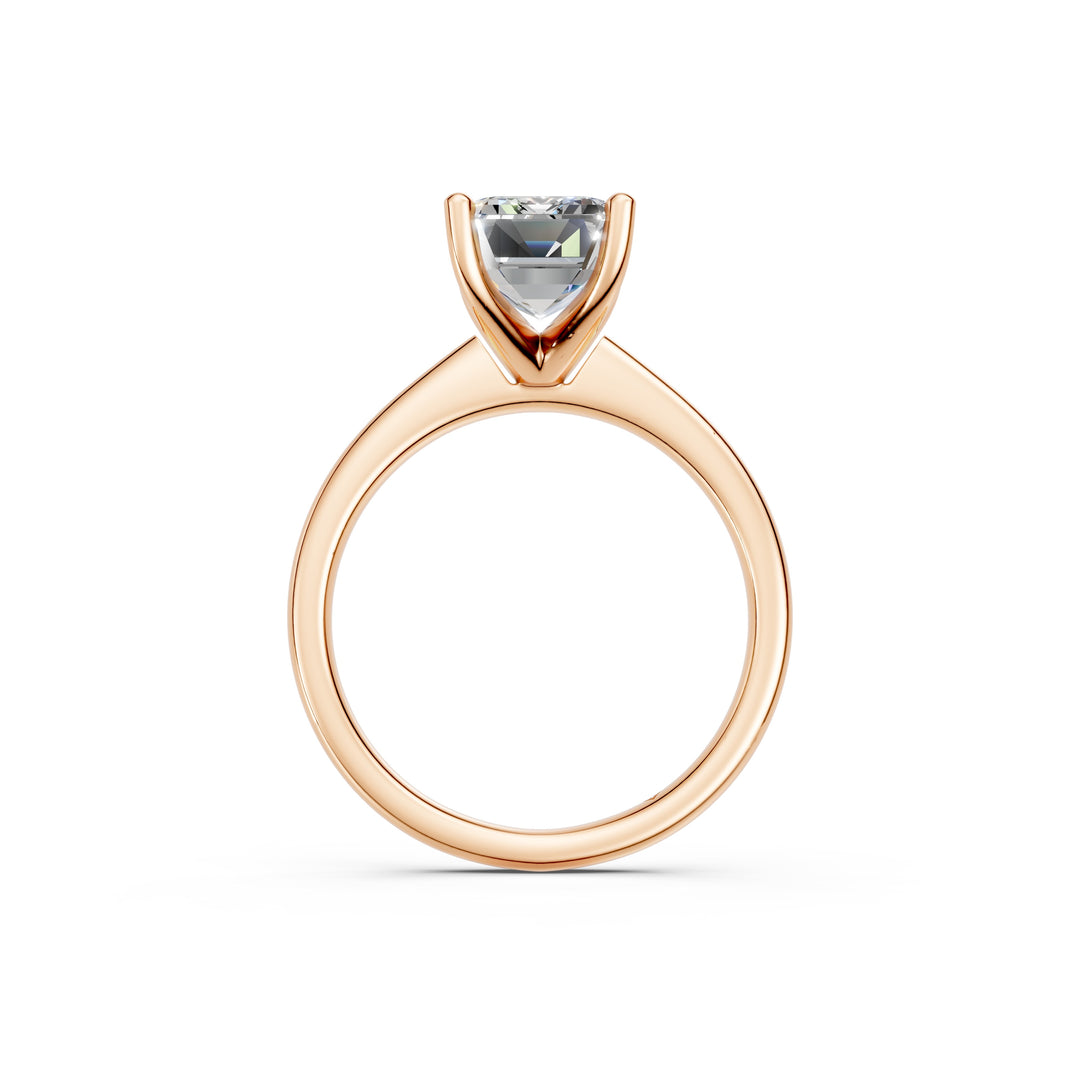 Maara Emerald Solitaire Diamond Womens Ring