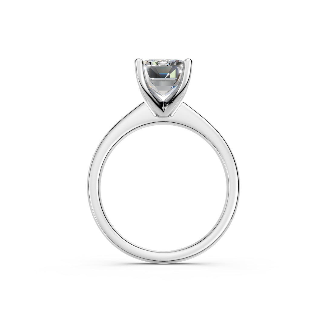 Maara Emerald Solitaire Diamond Womens Ring