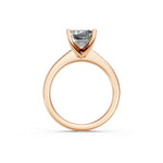 Load image into Gallery viewer, Lunara Emerald Solitaire Diamond Womens Ring

