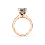 Load image into Gallery viewer, Liza Emerald Solitaire Diamond Womens Ring

