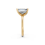 Load image into Gallery viewer, Liza Emerald Solitaire Diamond Womens Ring
