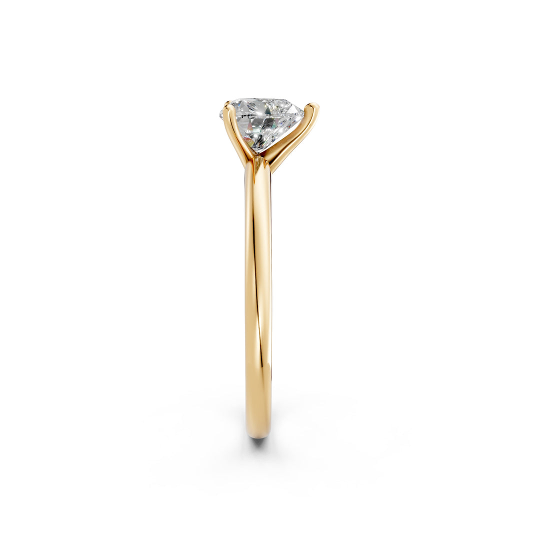 Liyana Heart Solitaire Diamond Womens Ring