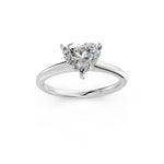 Load image into Gallery viewer, Liyana Heart Solitaire Diamond Womens Ring
