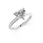 Load image into Gallery viewer, Liyana Heart Solitaire Diamond Womens Ring
